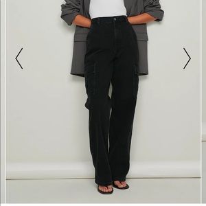 Cargo wide leg jeans